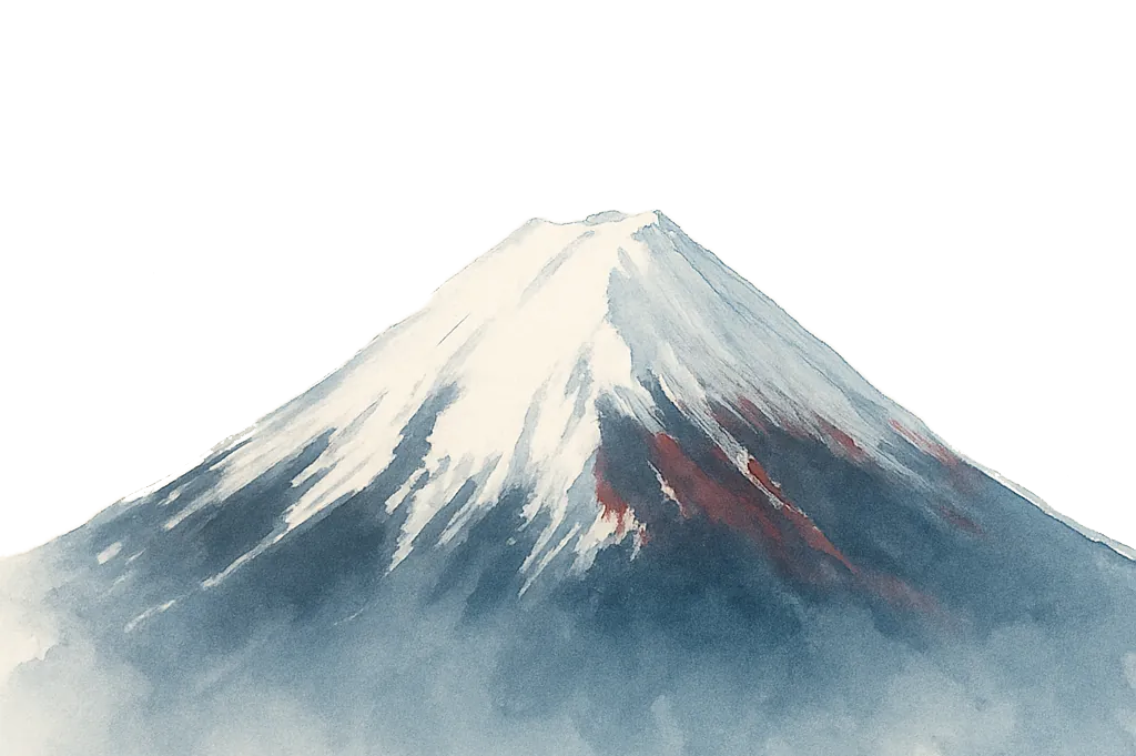 Decorative mountain landscape background